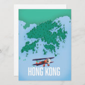 Hongkong-Karte (Vorne/Hinten)
