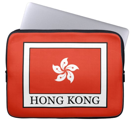 Hongkong Laptopschutzhülle (Vorderseite)