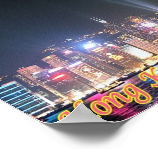 Hongkong - Lichtspiele - Poster (Ecke)