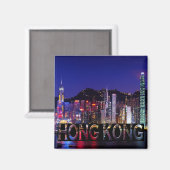 Hongkong Magnet (Vorderseite/Rückseite)