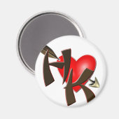Hongkong Magnet (Vorderseite/Rückseite)