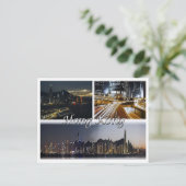 Hongkong - Mosaik - Postkarte (Stehend Vorderseite)