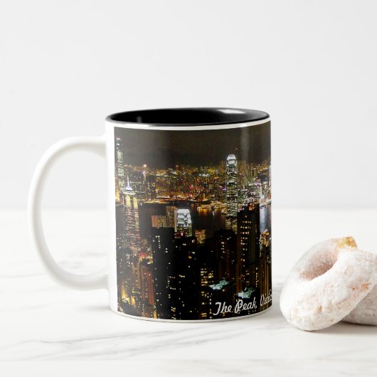 Hongkong Nighcape-Tasse Zweifarbige Tasse (Mit Donut)