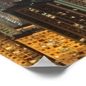 Hongkong Night Print Poster (Ecke)