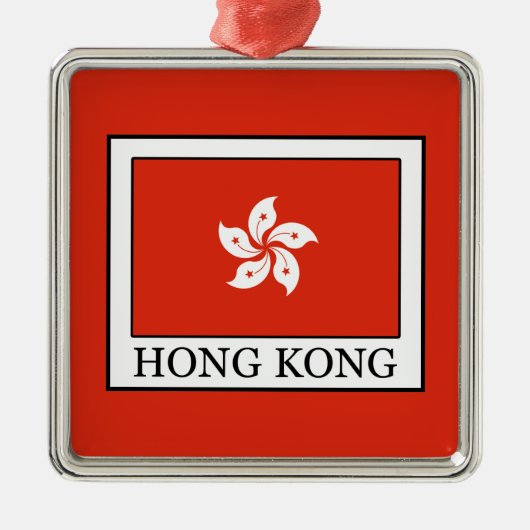 Hongkong Ornament Aus Metall (Vorne)