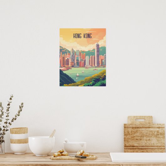 Hongkong Poster (Küche)