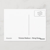 Hongkong Postkarte (Rückseite)