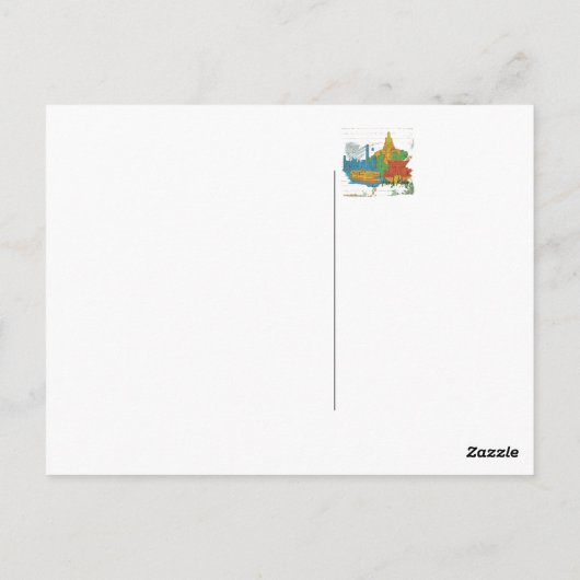 Hongkong Postkarte (Rückseite)