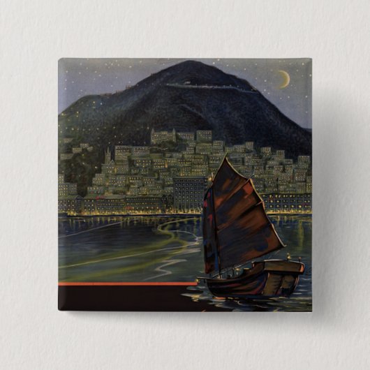 Hongkong ~ Riviera des Orients Button (Vorderseite)