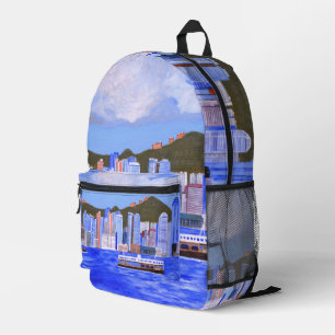 Hongkong-Rucksack Bedruckter Rucksack