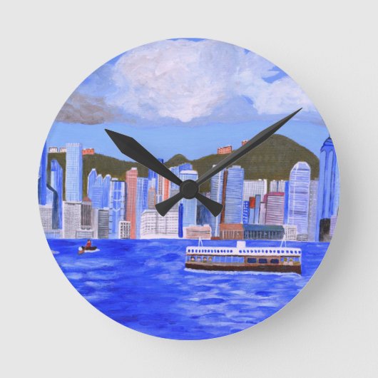 Hongkong Runde Wanduhr (Vorderseite)