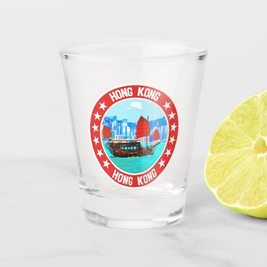 Hongkong Schnapsglas (Vorderseite)