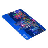 Hongkong-Skyline-Dämmerung Magnet (Rechte Seite)