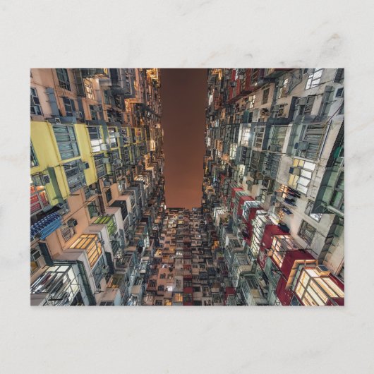 Hongkong-Stil Postkarte (Vorderseite)