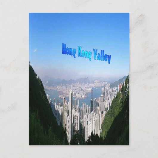 Hongkong-Tal, Postkarte (Vorderseite)