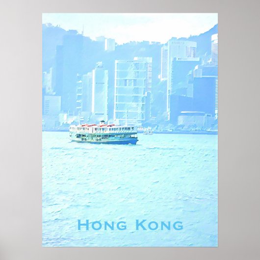 Hongkong Vintag Star Ferry Wanddekor Poster (Vorne)