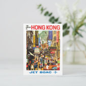 Hongkong Vintage Reise Postkarte *aktualisierte Ge (Stehend Vorderseite)