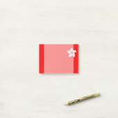 Hongkong White Orchid Symbol Post-it Klebezettel (Auf Schreibtisch)