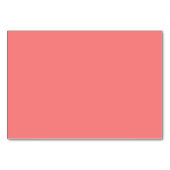 Hongkonger Flagge Weißer Orchid auf Rot Tischnummer (Rückseite)