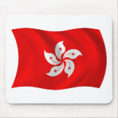 Hongkonger Flaggenmousepad Mousepad (Vorne)
