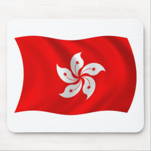 Hongkonger Flaggenmousepad Mousepad