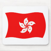 Hongkonger Flaggenmousepad Mousepad (Vorne)