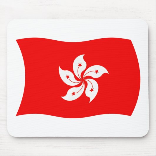 Hongkonger Flaggenmousepad Mousepad (Vorne)