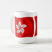 Hongkonger Flaggenstaat-Tasse Kaffeetasse (Vorderseite Links)