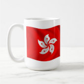 Hongkonger Flaggenstaat-Tasse Kaffeetasse (Links)