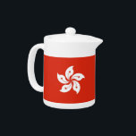 Hongkonger Flaggenteapot<br><div class="desc">Mit unserem Teekessel unter der Flagge Hongkongs bringen Sie eine Touch kultureller Eleganz in Ihre Teezeit! Dieser Teekessel ist nicht nur eine funktionale Kücheneinrichtung, er ist eine Feier des reichen Erbes Hongkongs. Das Design zeigt die berühmte Flagge Hongkongs, was es zu einer sinnvollen und stilvollen Möglichkeit macht, Ihre Liebe für...</div>