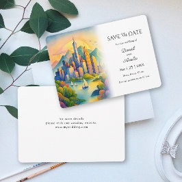 Hongkonger Hochzeit in Urlaubsort Save The Date