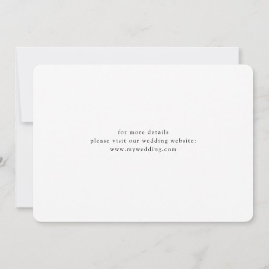 Hongkonger Hochzeit in Urlaubsort Save The Date (Rückseite)