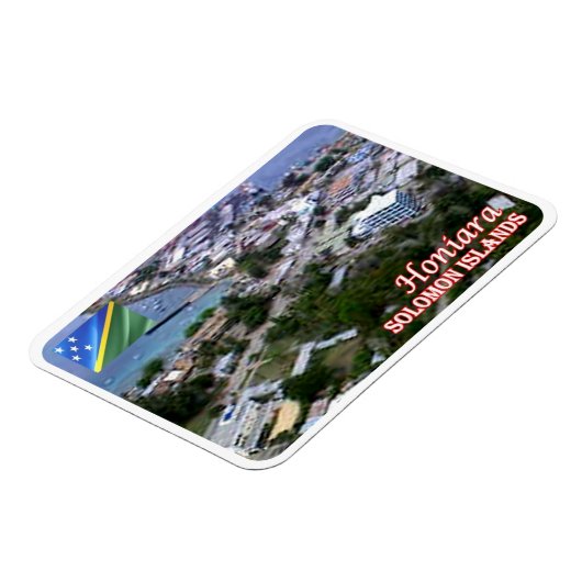 Honiara - Luftaufnahme - Salomonen - Magnet (Linke Seite)