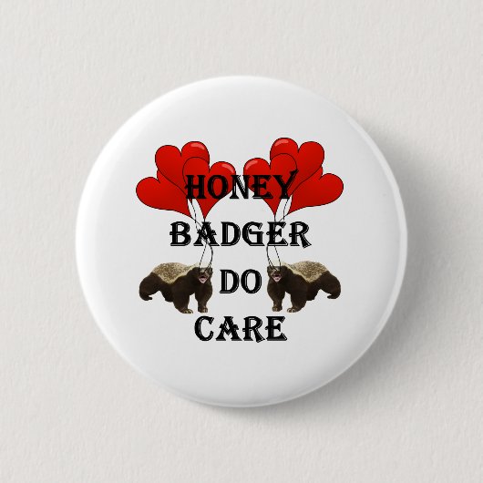 Honig Badger do care Button (Vorderseite)