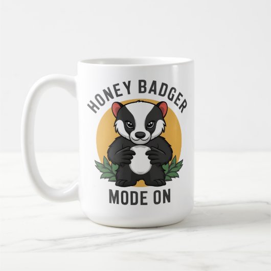 Honig-Badger-Modus für Tiere ohne Angst Kaffeetasse (Links)