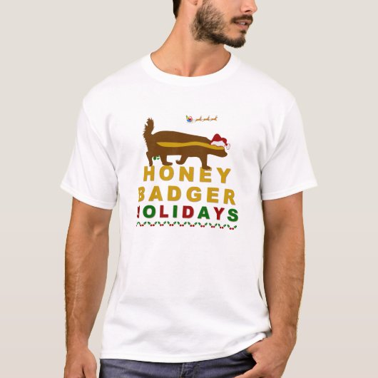 Honig-Badger-Urlaub T-Shirt (Vorderseite)