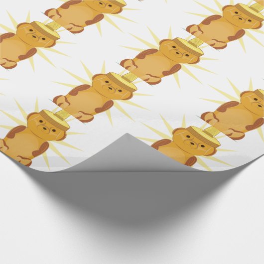 Honig-Bär Geschenkpapier (Ecke)
