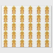 Honig-Bär Geschenkpapier (Flach)