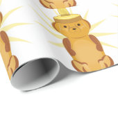 Honig-Bär Geschenkpapier (Rolleneckpunkt)