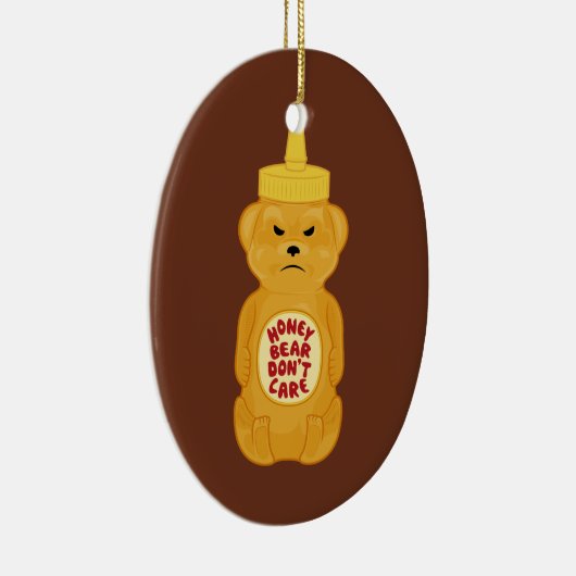 Honig-Bär Keramik Ornament (Rechts)