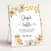 Honig Bär Sonnenblumen-Windeln-Plakat Poster