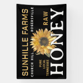 Honig Beekeeper Sonnenblumen Bauern Market Banner (Vertikal)