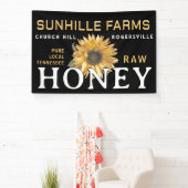 Honig Beekeeper Sonnenblumen Bauern Market Banner (InSitu)