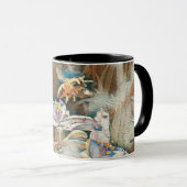 Honig-Biene auf einer Spiderwart Tasse (VorderseiteRechts)