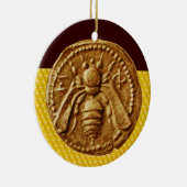 HONIG-BIENE, BEEKEPER KERAMIK ORNAMENT (Rechts)