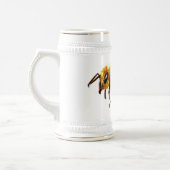 Honig-Biene Bierglas (Links)