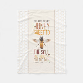 Honig-Biene Fleecedecke