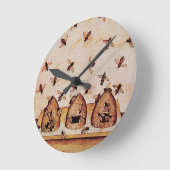 HONIG-BIENE, IMKER RUNDE WANDUHR (Winkel)