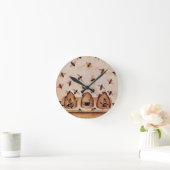 HONIG-BIENE, IMKER RUNDE WANDUHR (Zuhause)