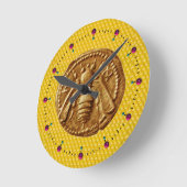 HONIG-BIENE, IMKER RUNDE WANDUHR (Winkel)